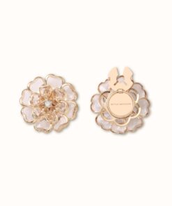 Pink Flower - Button Cover For Girls